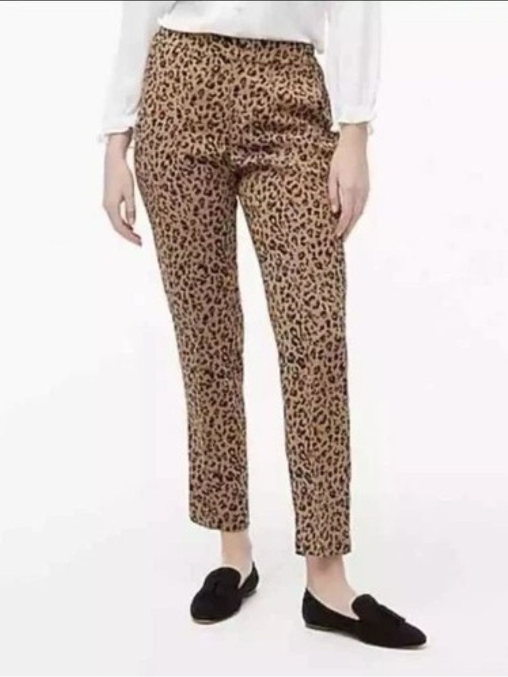 J. Crew Leopard Jamie Pant Size 6